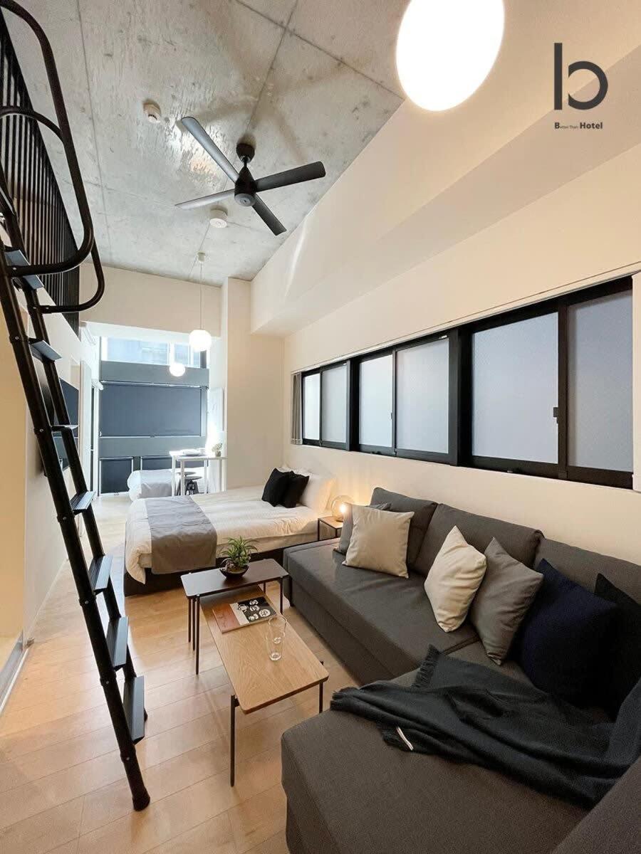公寓 Bhotel Nekoyard - Modern Loft Near Peace Park & Center 广岛
