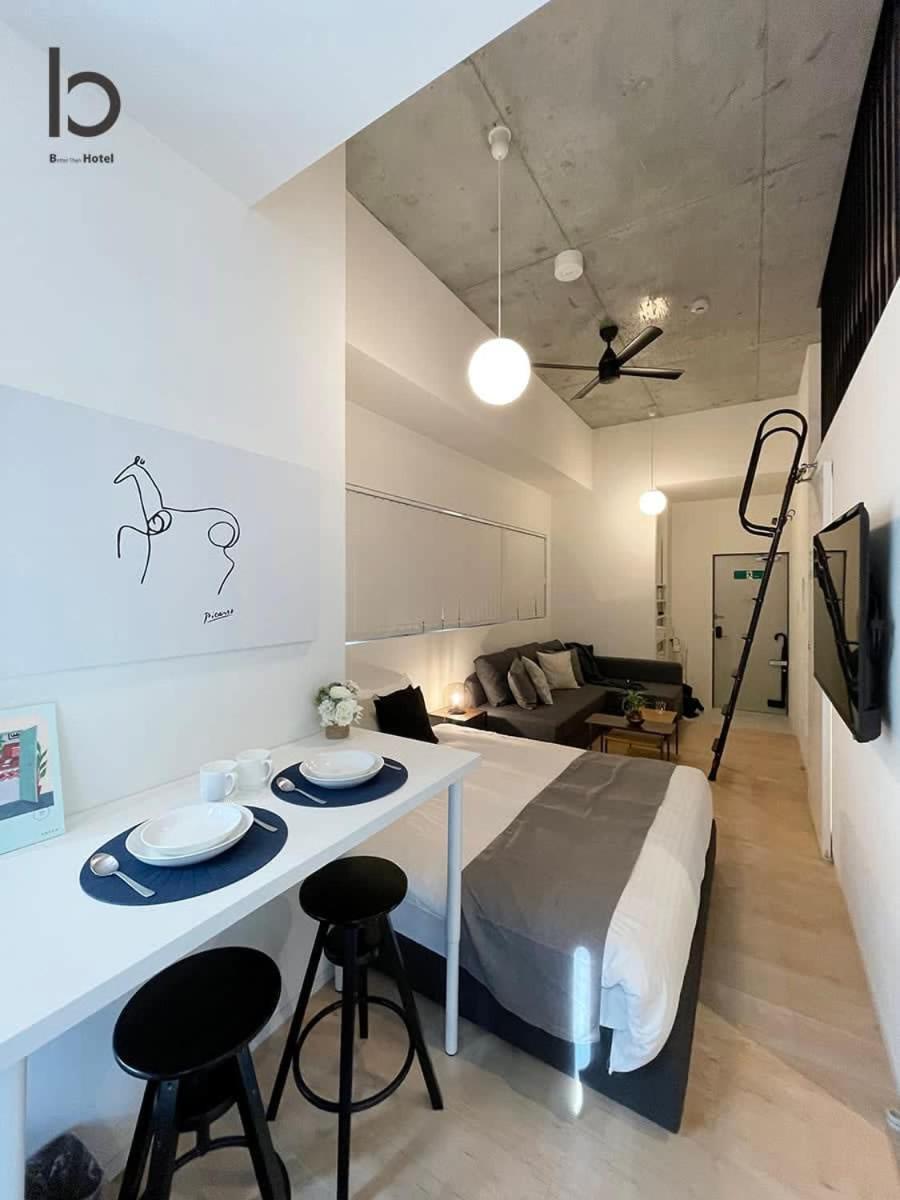 アパート Bhotel Nekoyard - Modern Loft Near Peace Park & Center 広島市